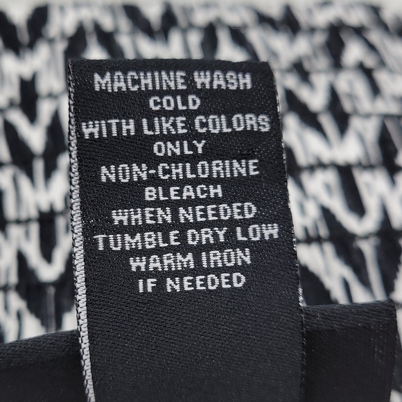 Lane Bryant Womens Black White Print Pull OnFlared Boho Casual Mini Skirt 18/20 - Picture 7 of 9